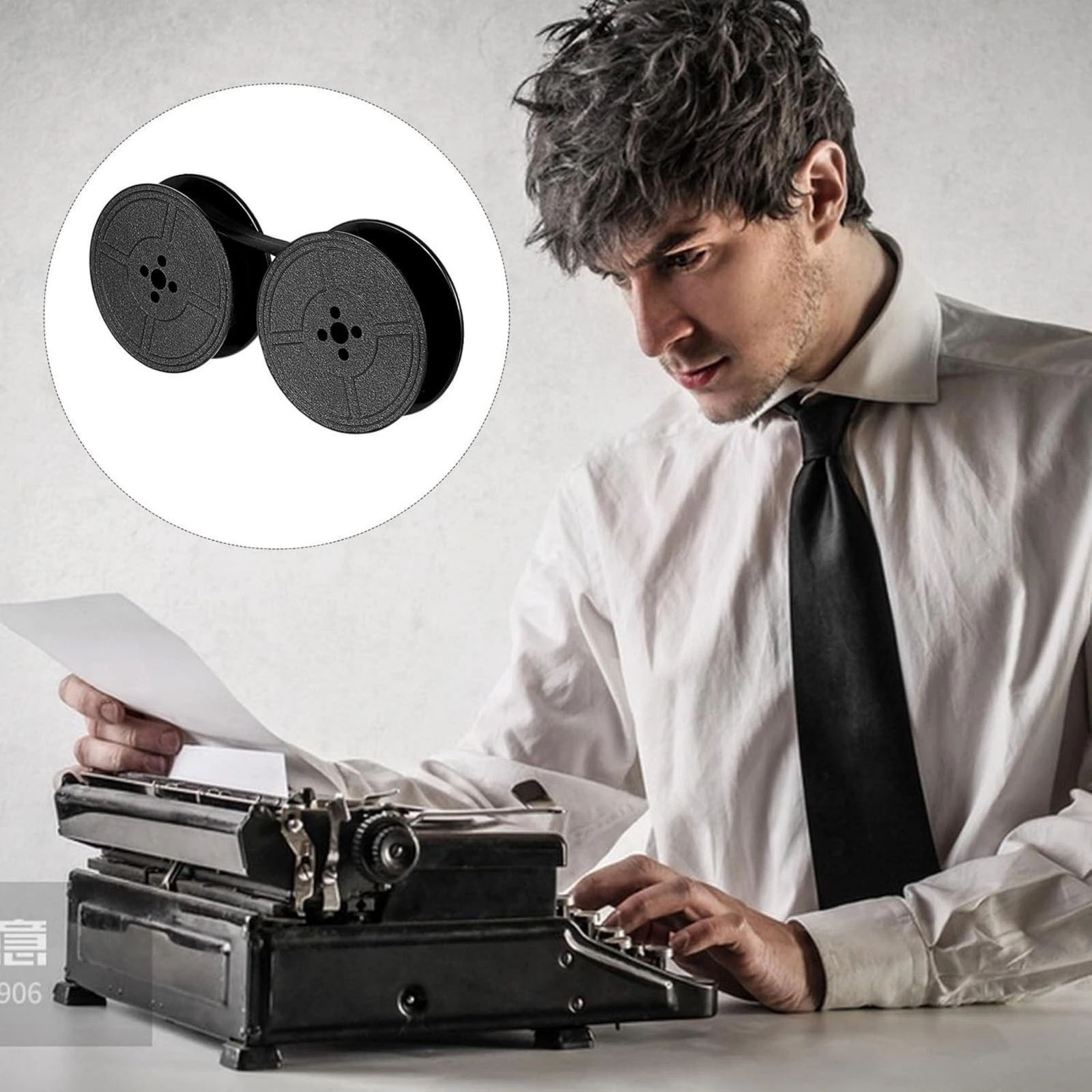 Typewriter Ribbon Roll - 2 لفات شريط آلة كاتبة عالمي