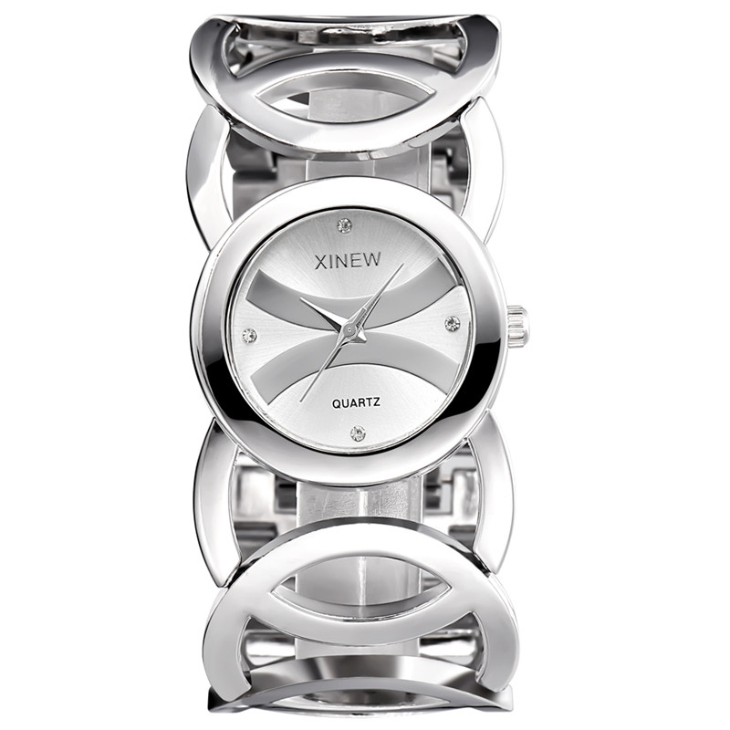 Vintage Watch Crystal - العلامة التجارية الفاخرة سيدة ساعات ذهبية