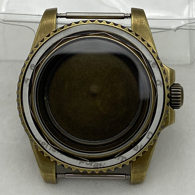 Vintage Watch Crystal - 40 مللي متر خمر ساعة برونزية