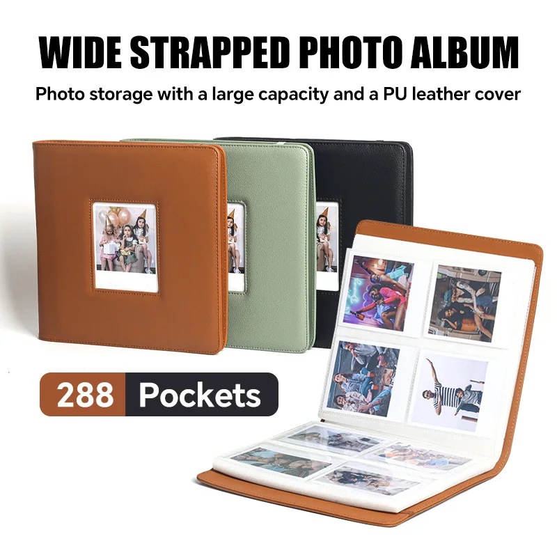 Polaroid Photo Album - ألبوم صور فوري كبير بسعة 288