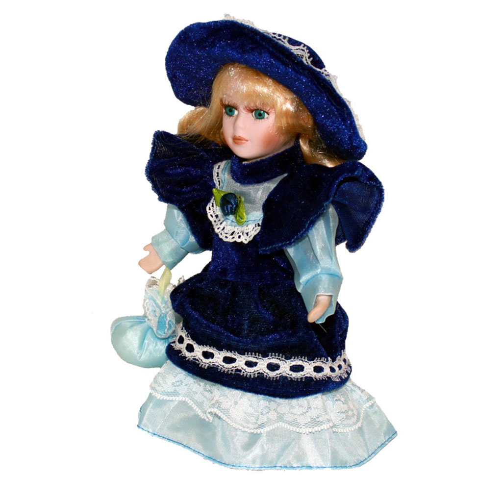 Vintage Collectible Porcelain Dolls - دمية خزفية بتصميم فيكتوري عتيق مقاس