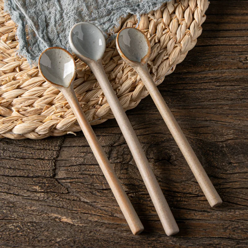 ملعقة قهوة سيراميك يابانية عتي - مراجعة Vintage Collectible Spoons وسعره