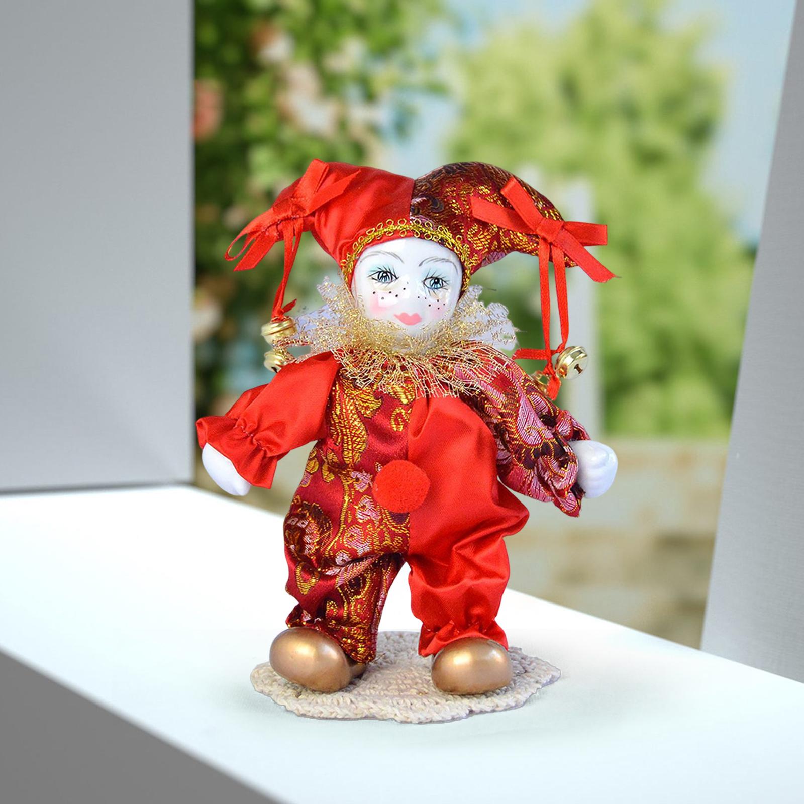 دمية هارليكوين عتيقة ، دمية عت - مراجعة Vintage Collectible Porcelain Dolls وسعره