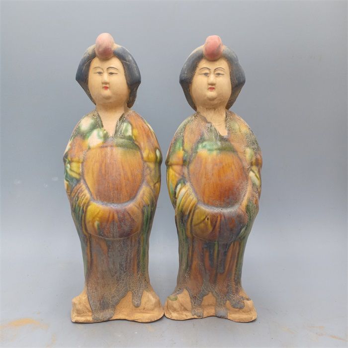 مجموعة قديمة من تماثيل تانغ سا - مراجعة Vintage Collectible Pottery وسعره