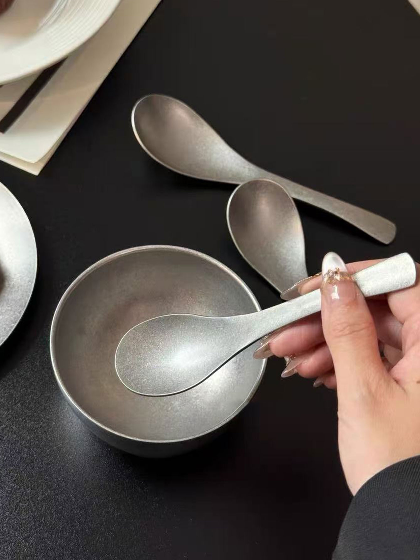 طقم ملاعق بتصميم عتيق ومظهر مت - مراجعة Vintage Collectible Spoons وسعره