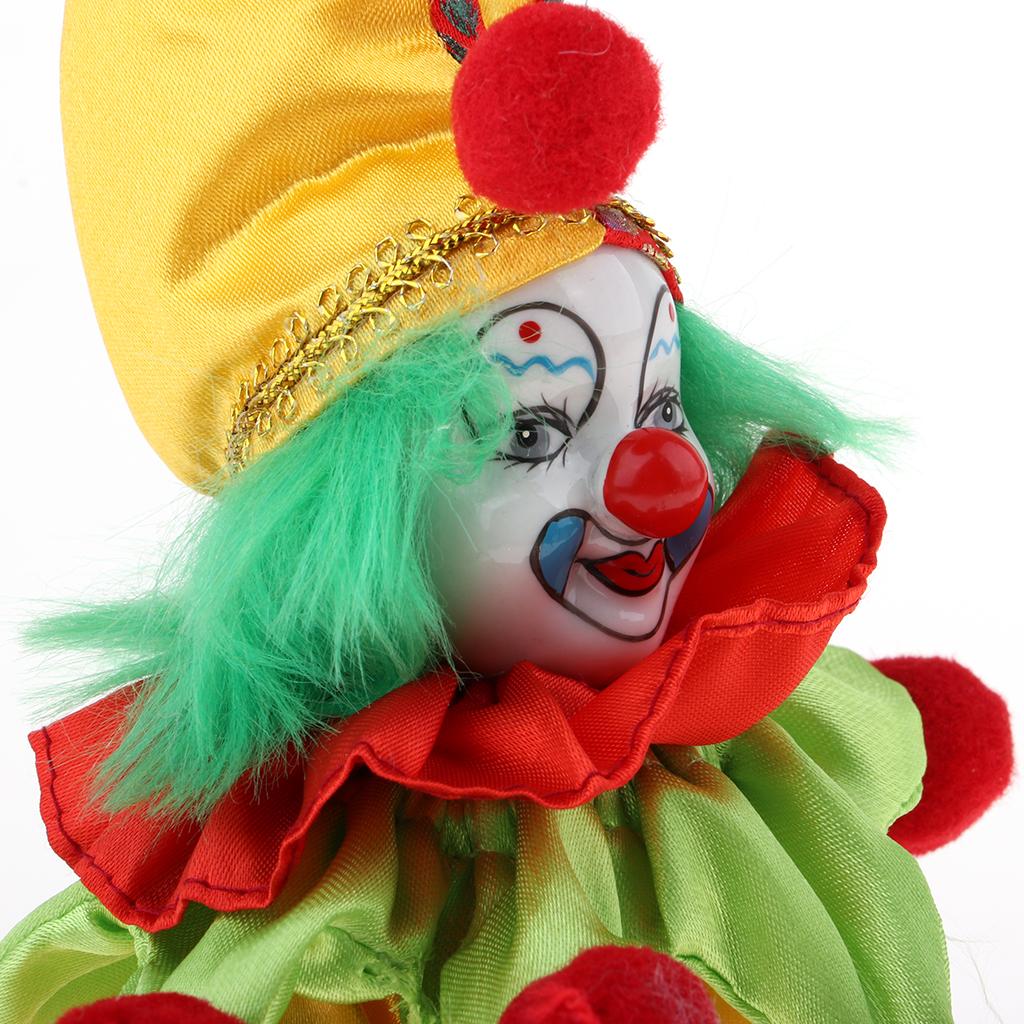 دمى مهرج من البورسلين مصنوعة ي - مراجعة Vintage Collectible Porcelain Dolls وسعره