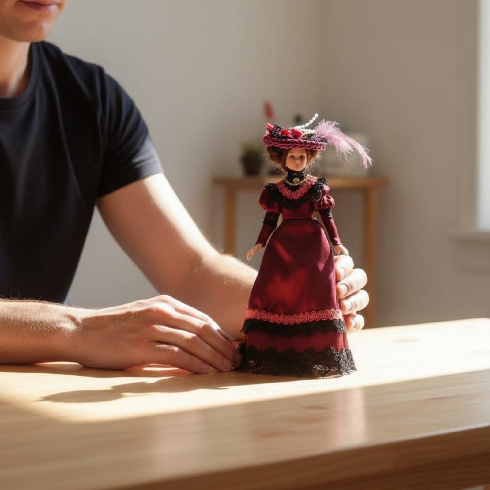 دمية بورسلين فيكتورية بمقياس 1 - مراجعة Vintage Collectible Porcelain Dolls وسعره