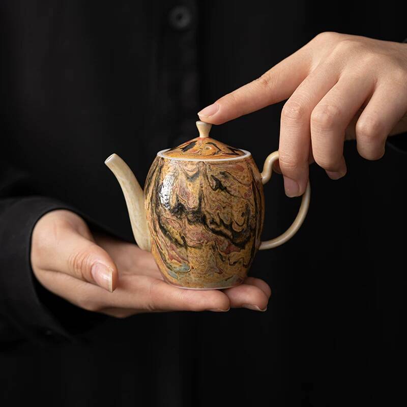 إبريق شاي يدوي الصنع على طراز  - مراجعة Vintage Collectible Pottery وسعره