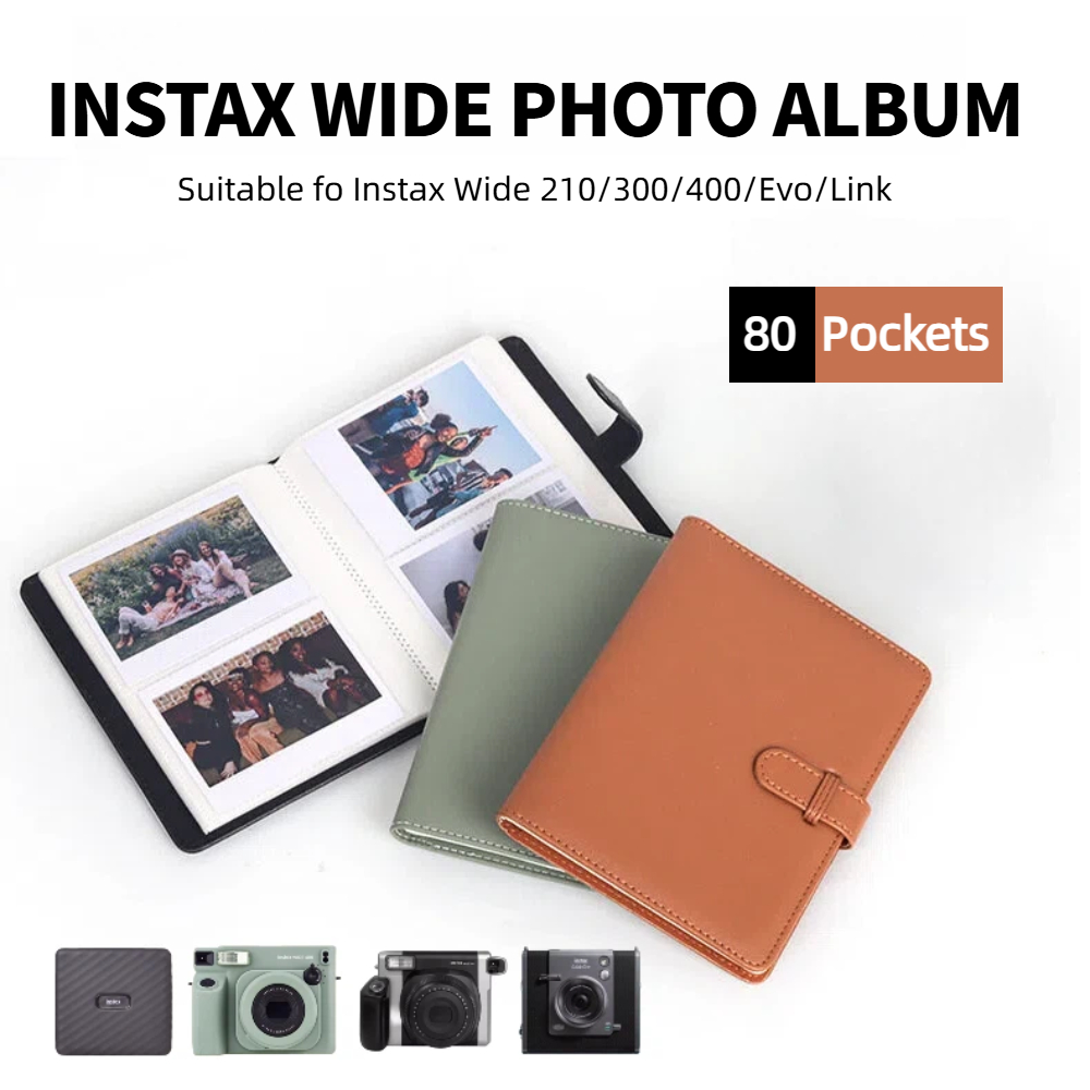 ألبوم صور فوري واسع بـ 80 جيبً - مراجعة Polaroid Photo Album وسعره