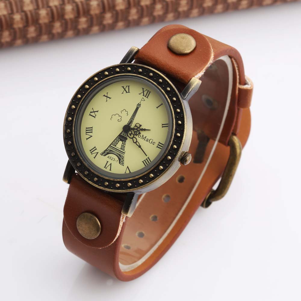 نساء ساعات موضة خمر نساء ساعات - مراجعة Vintage Watch Crystal وسعره